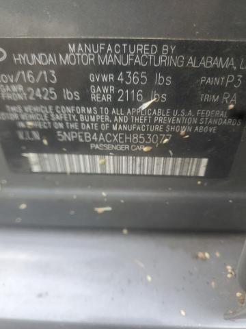 Photo 10 from auction – 2014 HYUNDAI SONATA GLS with VIN 5NPEB4ACXEH853077