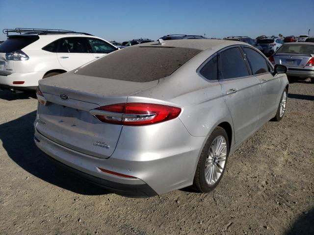 Photo 4 from auction – 2019 FORD FUSION SEL with VIN 3FA6P0MU0KR135474