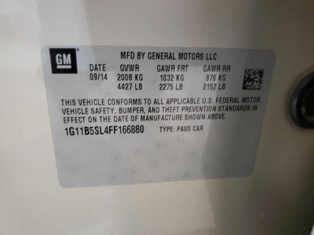 Photo 10 from auction – 2015 CHEVROLET MALIBU LS with VIN 1G11B5SL4FF166880