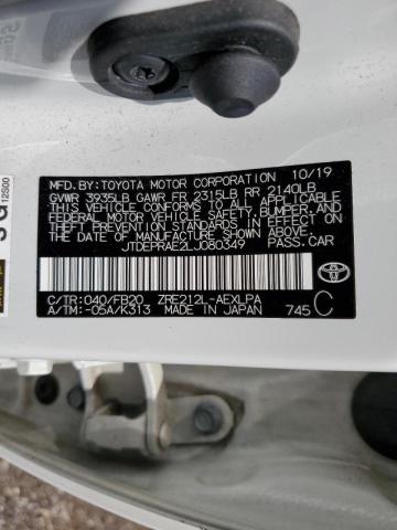 Photo 10 from auction – 2020 TOYOTA COROLLA LE with VIN JTDEPRAE2LJ080349