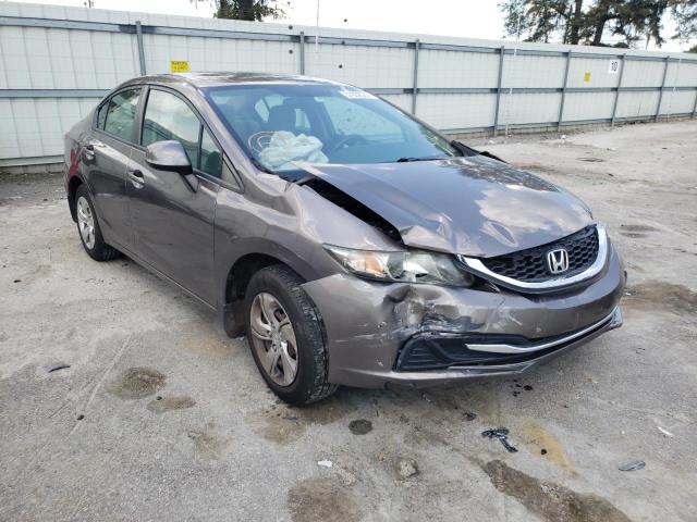 Photo 1 from auction – 2013 HONDA CIVIC LX with VIN 19XFB2F51DE098424
