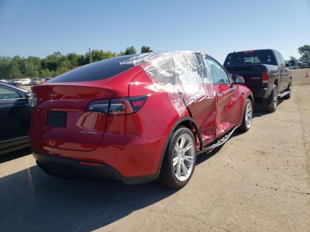 Photo 4 from auction – 2021 TESLA MODEL Y with VIN 5YJYGDEE4MF060932