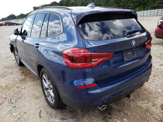 Photo 3 from auction – 2020 BMW X3 SDRIVE3 with VIN 5UXTY3C0XLLU70119