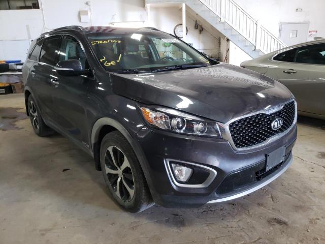 KIA SORENTO EX 2017 with VIN 5XYPHDA52HG229004 - Photo from auction