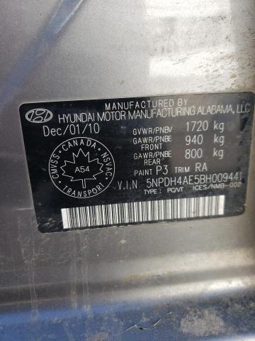Photo 10 from auction – 2011 HYUNDAI ELANTRA GL with VIN 5NPDH4AE5BH009441