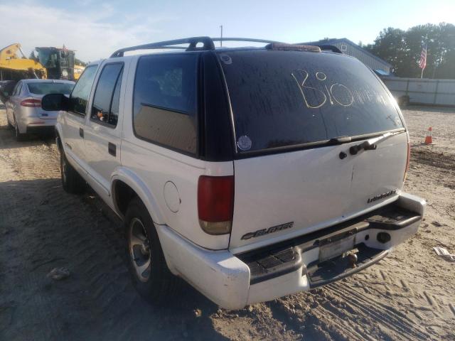 Photo 3 from auction – 2002 CHEVROLET BLAZER with VIN 1GNCS13W42K225288
