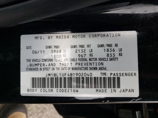 Zdjęcie 10 z aukcji – 2011 MAZDA 3 I z VIN JM1BL1UF4B1902040