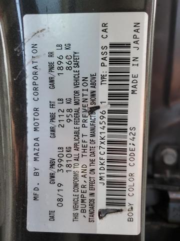 Photo 10 from auction – 2019 MAZDA CX-3 TOURI with VIN JM1DKFC7XK1459671