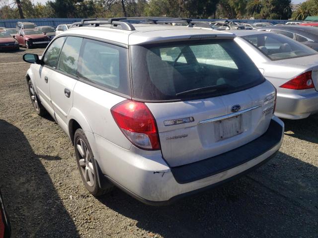 Photo 3 from auction – 2009 SUBARU OUTBACK 2. with VIN 4S4BP61CX97322967