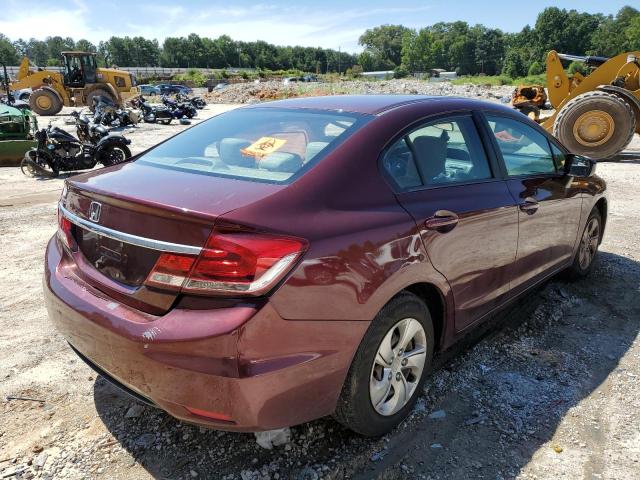 Photo 4 from auction – 2015 HONDA CIVIC LX with VIN 19XFB2F54FE282629