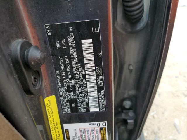 Photo 10 from auction – 2016 TOYOTA 4RUNNER SR with VIN JTEZU5JR4G5112489