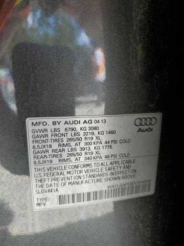 Photo 10 from auction – 2013 AUDI Q7 PREMIUM with VIN WA1LGAFE9DD014036