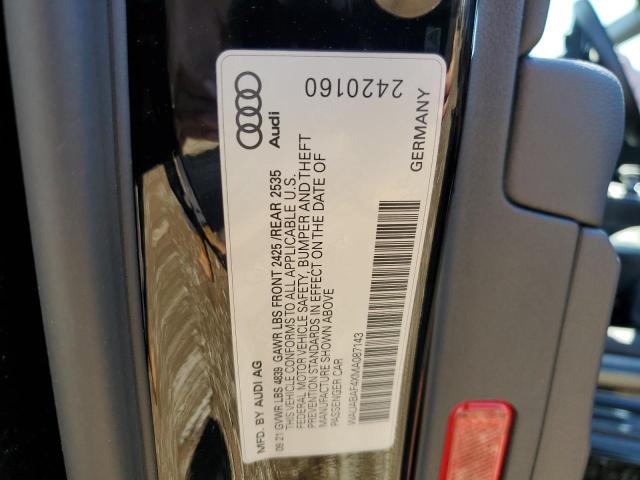 Photo 10 from auction – 2021 AUDI A4 PREMIUM with VIN WAUABAF4XMA087143