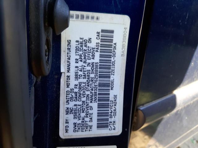 Photo 10 from auction – 2006 TOYOTA COROLLA CE with VIN 1NXBR32E76Z588985