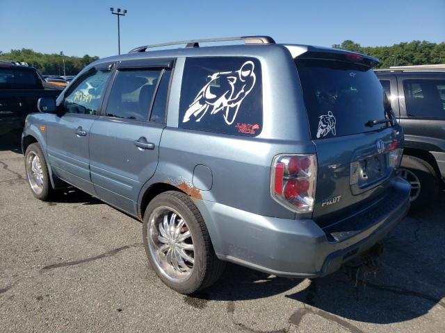 Photo 3 from auction – 2006 HONDA PILOT EX with VIN 2HKYF18666H502202