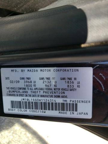 Photo 10 from auction – 2010 MAZDA 3 I with VIN JM1BL1SG0A1124314