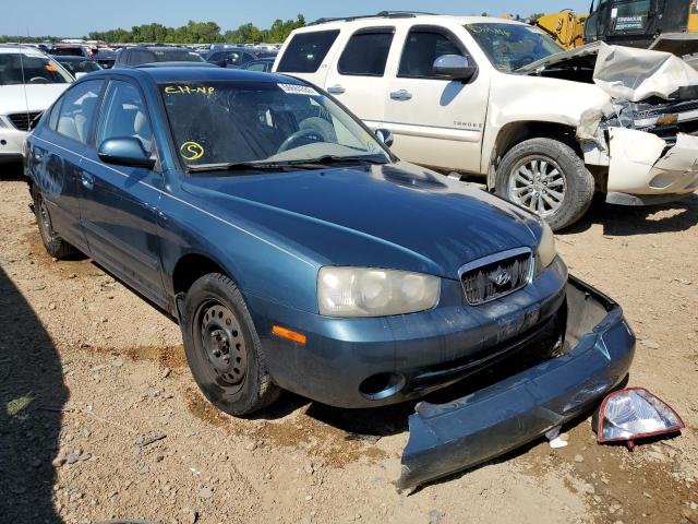 HYUNDAI ELANTRA GL 2002 with VIN KMHDN45D02U334087 - Photo from auction