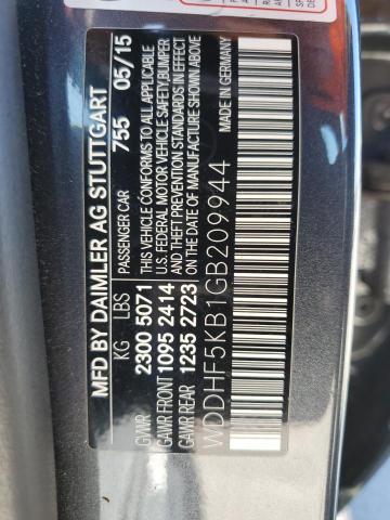 Photo 10 from auction – 2016 MERCEDES-BENZ E 350 with VIN WDDHF5KB1GB209944