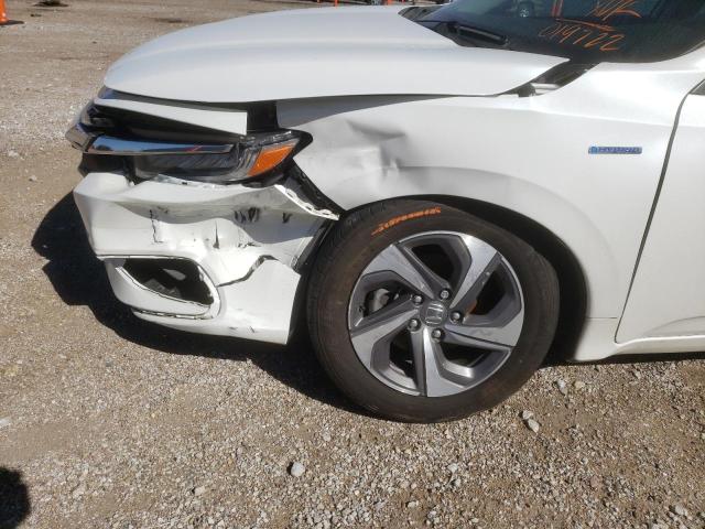 Photo 9 from auction – 2019 HONDA INSIGHT EX with VIN 19XZE4F53KE019722