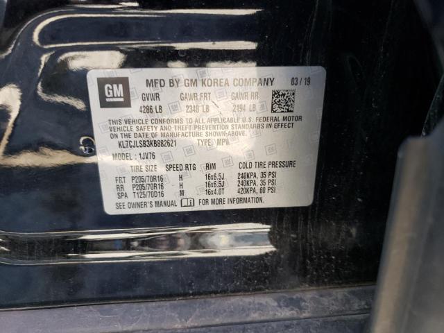 Photo 10 from auction – 2019 CHEVROLET TRAX 1LT with VIN KL7CJLSB3KB882621