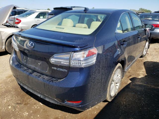 Photo 4 from auction – 2011 LEXUS HS 250H with VIN JTHBB1BA5B2044256