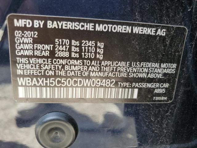 Photo 10 from auction – 2012 BMW 528 XI with VIN WBAXH5C50CDW09482