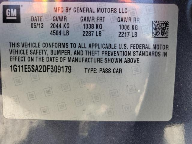 Photo 10 from auction – 2013 CHEVROLET MALIBU 2LT with VIN 1G11E5SA2DF309179