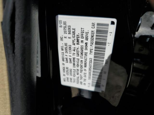 Photo 10 from auction – 2005 ACURA TL with VIN 19UUA66285A073243