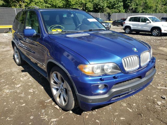 BMW X5 4.8IS 2006 with VIN 5UXFA93556LE84405 - Photo from auction