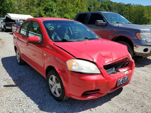CHEVROLET AVEO BASE 2008 with VIN KL1TD566X8B209313 - Photo from auction