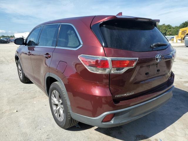 Photo 3 from auction – 2016 TOYOTA HIGHLANDER with VIN 5TDZKRFH1GS150757