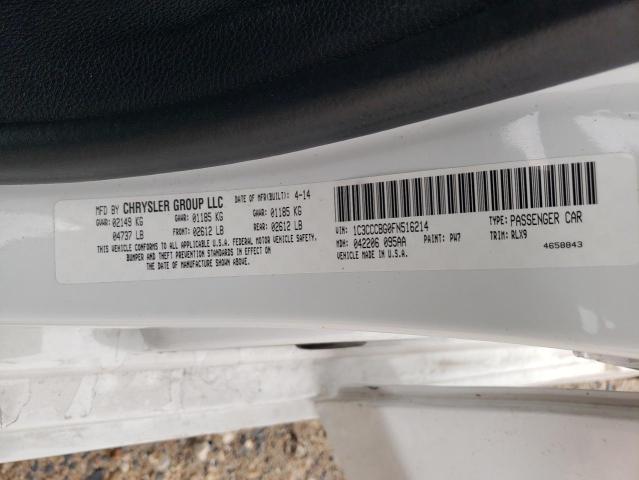 Photo 10 from auction – 2015 CHRYSLER 200 S with VIN 1C3CCCBG0FN516214