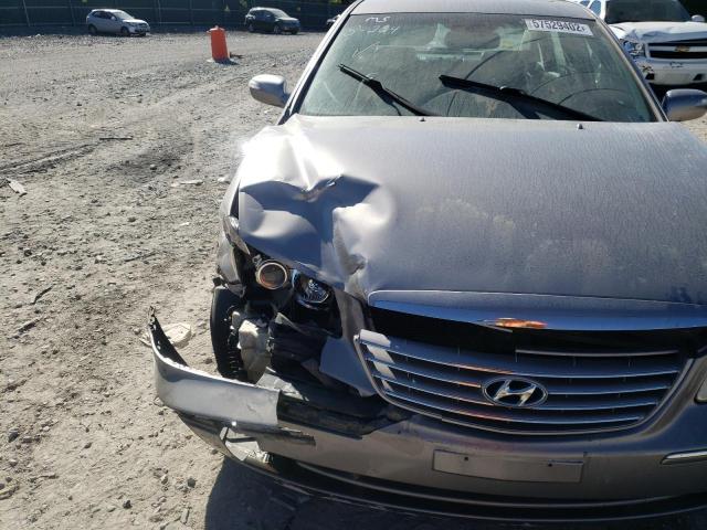 Photo 9 from auction – 2007 HYUNDAI AZERA SE with VIN KMHFC46F87A210933