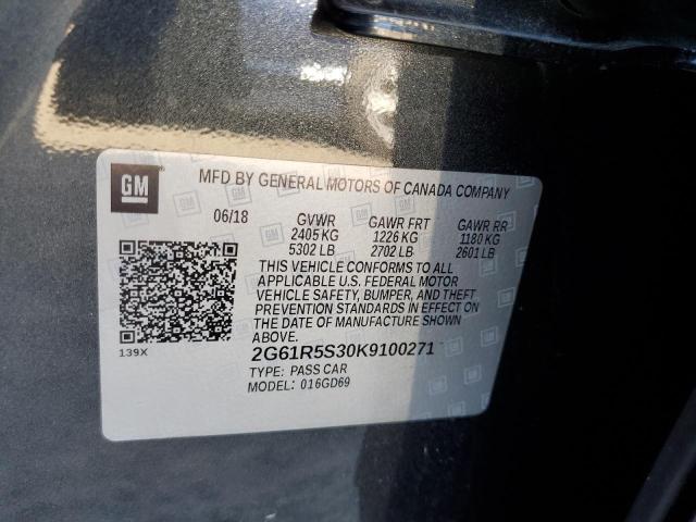 Photo 10 from auction – 2019 CADILLAC XTS PREMIU with VIN 2G61R5S30K9100271