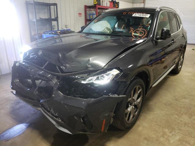 Photo 2 from auction – 2022 BMW X3 XDRIVE3 with VIN 5UX53DP05N9J98618