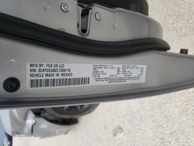 Photo 10 from auction – 2020 DODGE JOURNEY SE with VIN 3C4PDCAB2LT266115