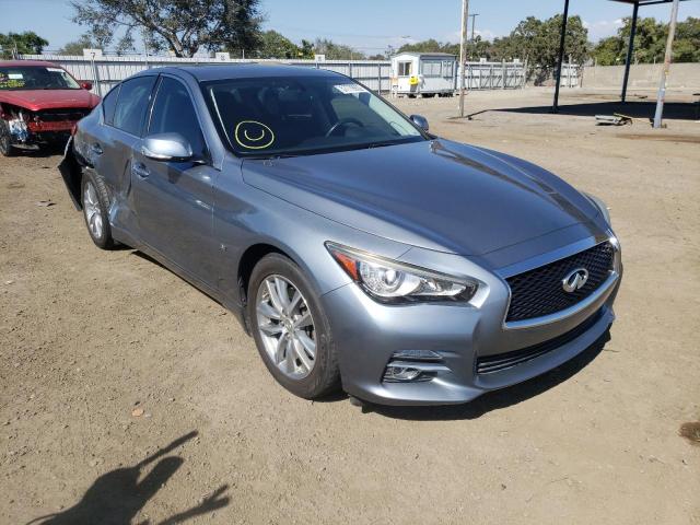 INFINITI Q50 BASE 2014 with VIN JN1BV7AP8EM684569 - Photo from auction