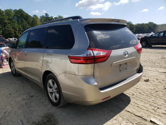 Photo 3 from auction – 2017 TOYOTA SIENNA LE with VIN 5TDKZ3DC6HS813694