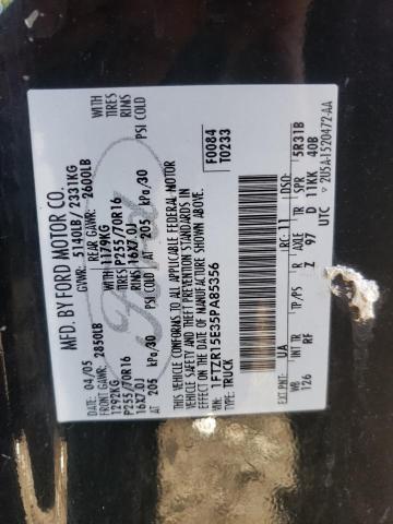 Photo 10 from auction – 2005 FORD RANGER SUP with VIN 1FTZR15E35PA85356