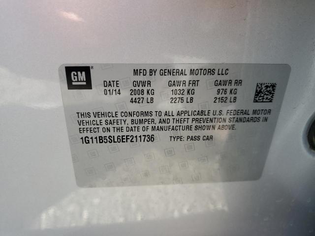 Photo 10 from auction – 2014 CHEVROLET MALIBU LS with VIN 1G11B5SL6EF211736