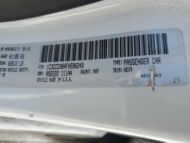 Photo 10 from auction – 2015 CHRYSLER 200 LIMITE with VIN 1C3CCCAB4FN596249
