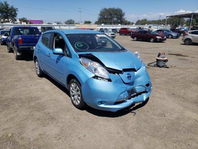 NISSAN LEAF S 2015 with VIN 1N4AZ0CP3FC321773 - Photo from auction