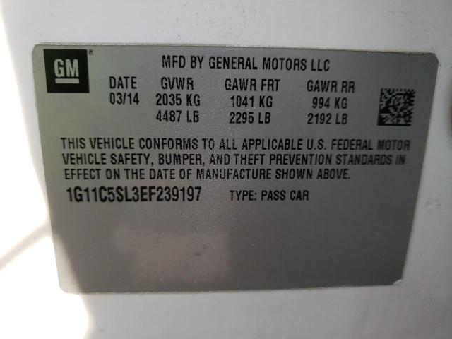 Photo 10 from auction – 2014 CHEVROLET MALIBU 1LT with VIN 1G11C5SL3EF239197