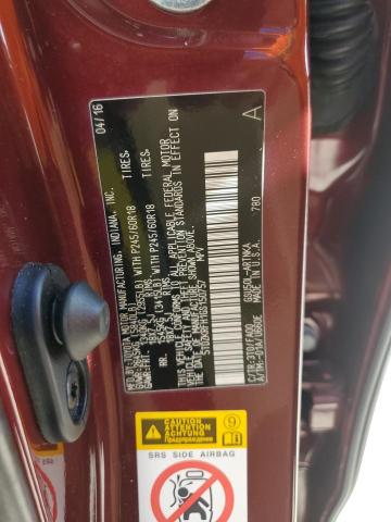 Photo 10 from auction – 2016 TOYOTA HIGHLANDER with VIN 5TDZKRFH1GS150757