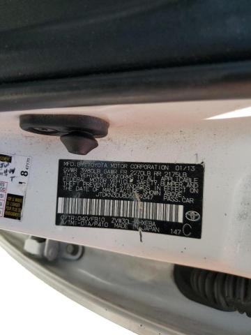 Photo 10 from auction – 2013 TOYOTA PRIUS with VIN JTDKN3DU8D5589347