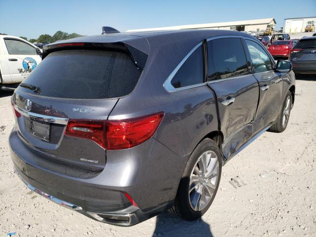 Photo 4 from auction – 2017 ACURA MDX TECHNO with VIN 5FRYD4H51HB040694