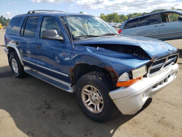 DODGE DURANGO SL 2002 with VIN 1B4HS58N42F145081 - Photo from auction