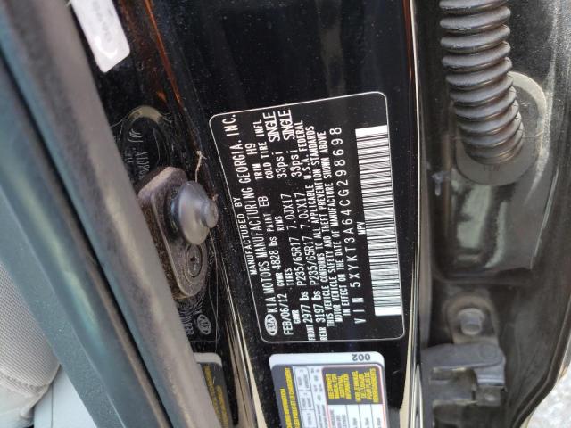 Photo 10 from auction – 2012 KIA SORENTO BA with VIN 5XYKT3A64CG298698