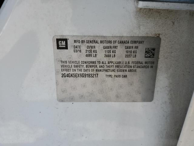 Photo 10 from auction – 2016 BUICK REGAL with VIN 2G4GK5EX6G9183217