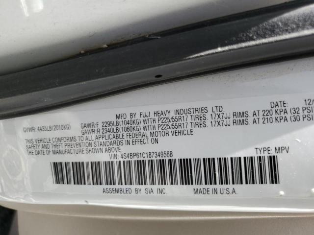 Photo 10 from auction – 2008 SUBARU OUTBACK 2. with VIN 4S4BP61C187349568